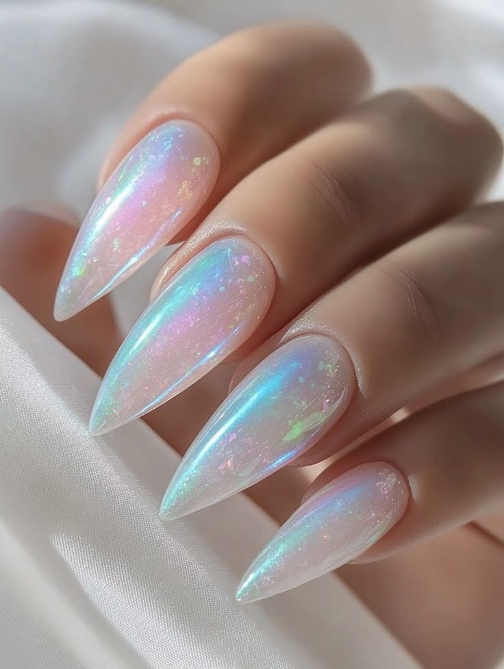 Iridescent nails