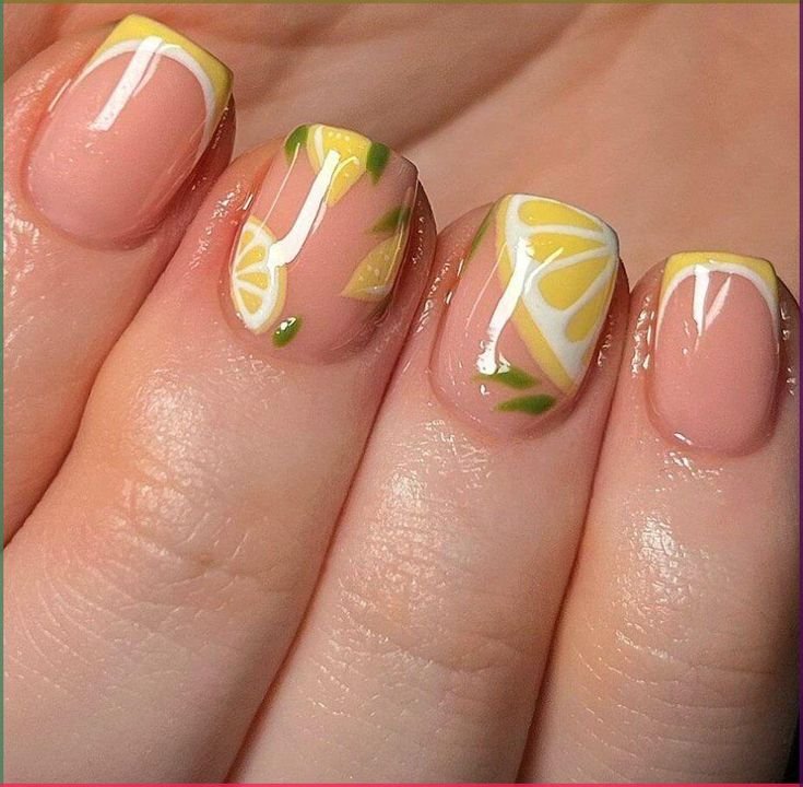lemon nails