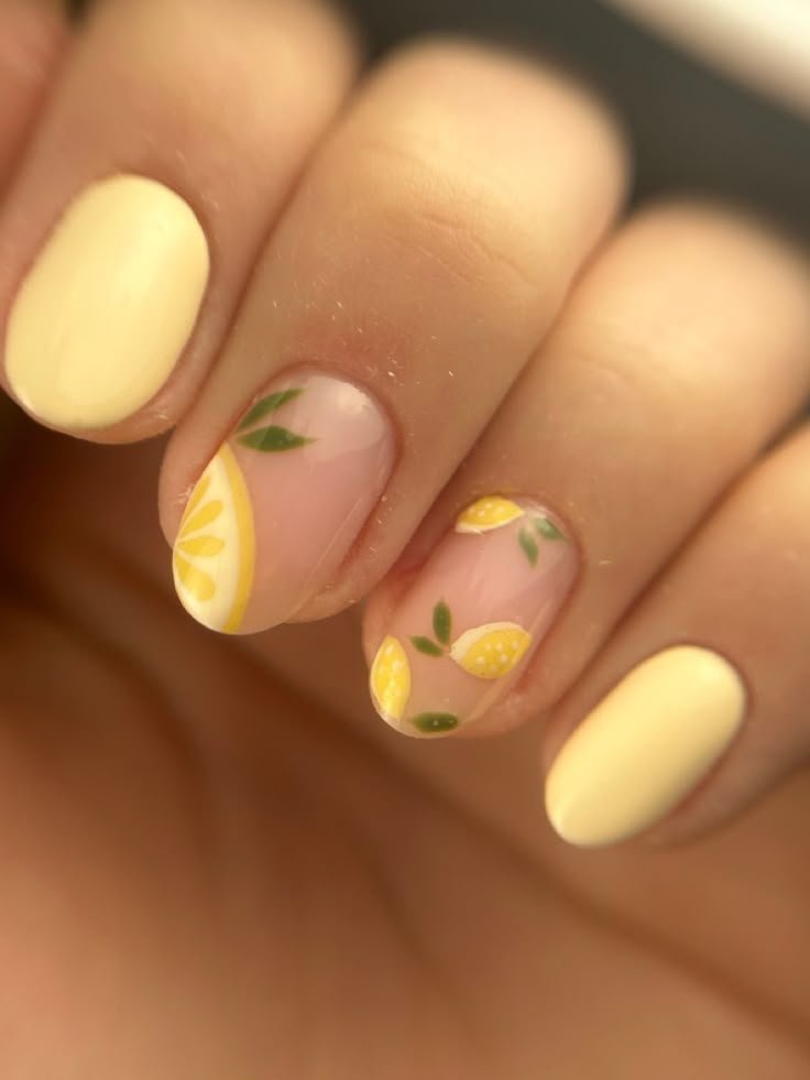 lemon nails