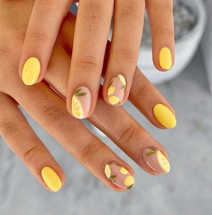 lemon nails