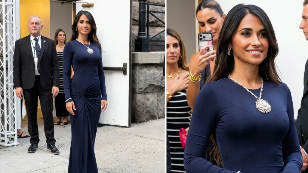 Antonela Roccuzzo deslumbró en Nueva York con un look “Old Money” súper elegante