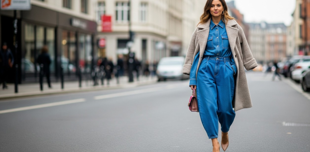 Los balloon jeans reemplazan a los skinny y arrasan en el street style