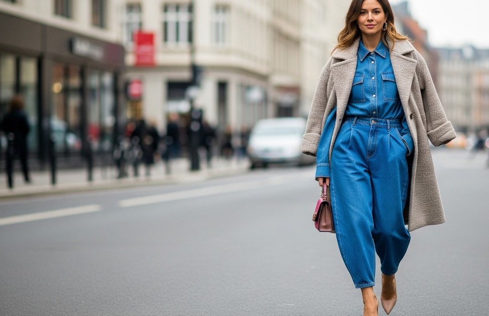 Los balloon jeans reemplazan a los skinny y arrasan en el street style