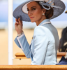 Kate Middleton homenajeó a Lady Di con un elegante look azul en el Trooping the Colour 2026