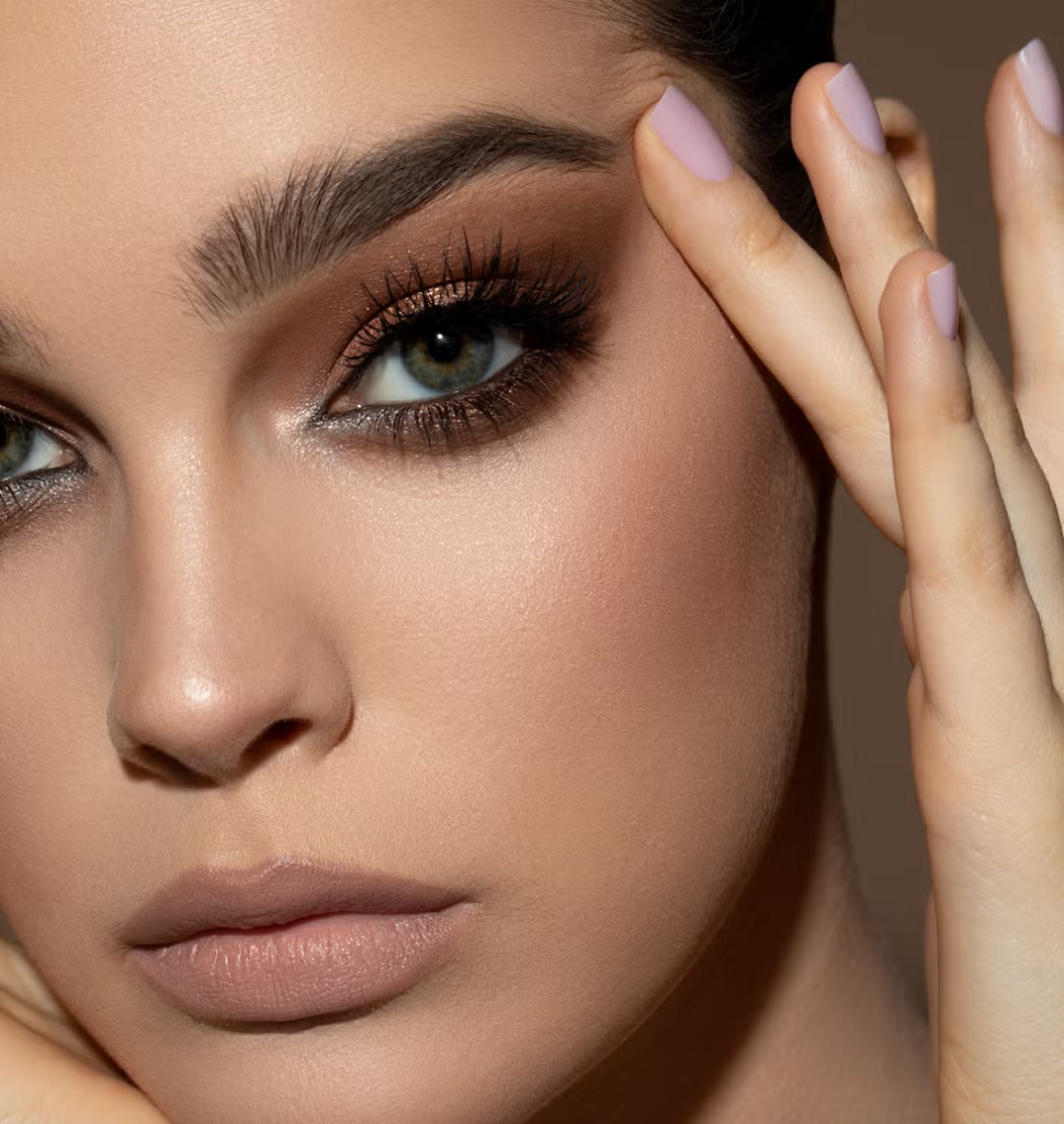El maquillaje de los 90 regresa con fuerza: labios marrones, piel mate y ojos definidos
